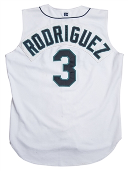 1998 Alex Rodriguez Game Used Seattle Mariners Home Sleeveless Jersey 